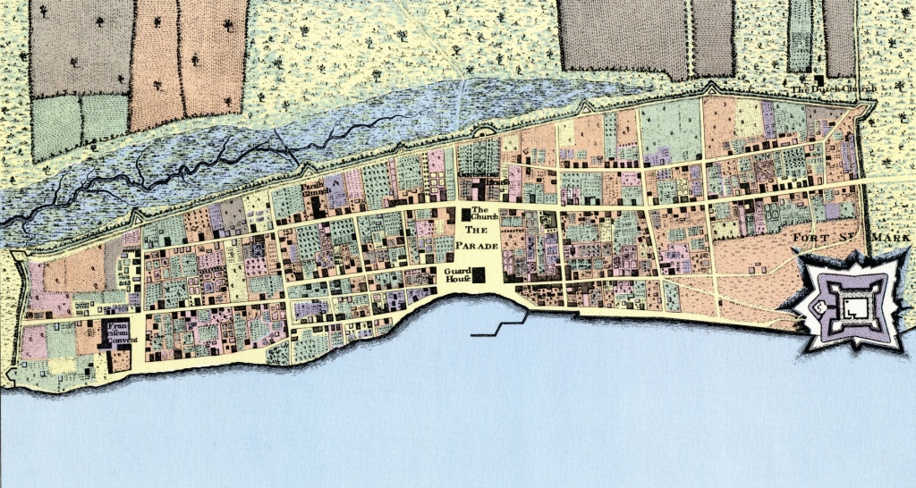 Plan Of The Town Of St. Augustine, Florida From 1769 - Knowol - St ...