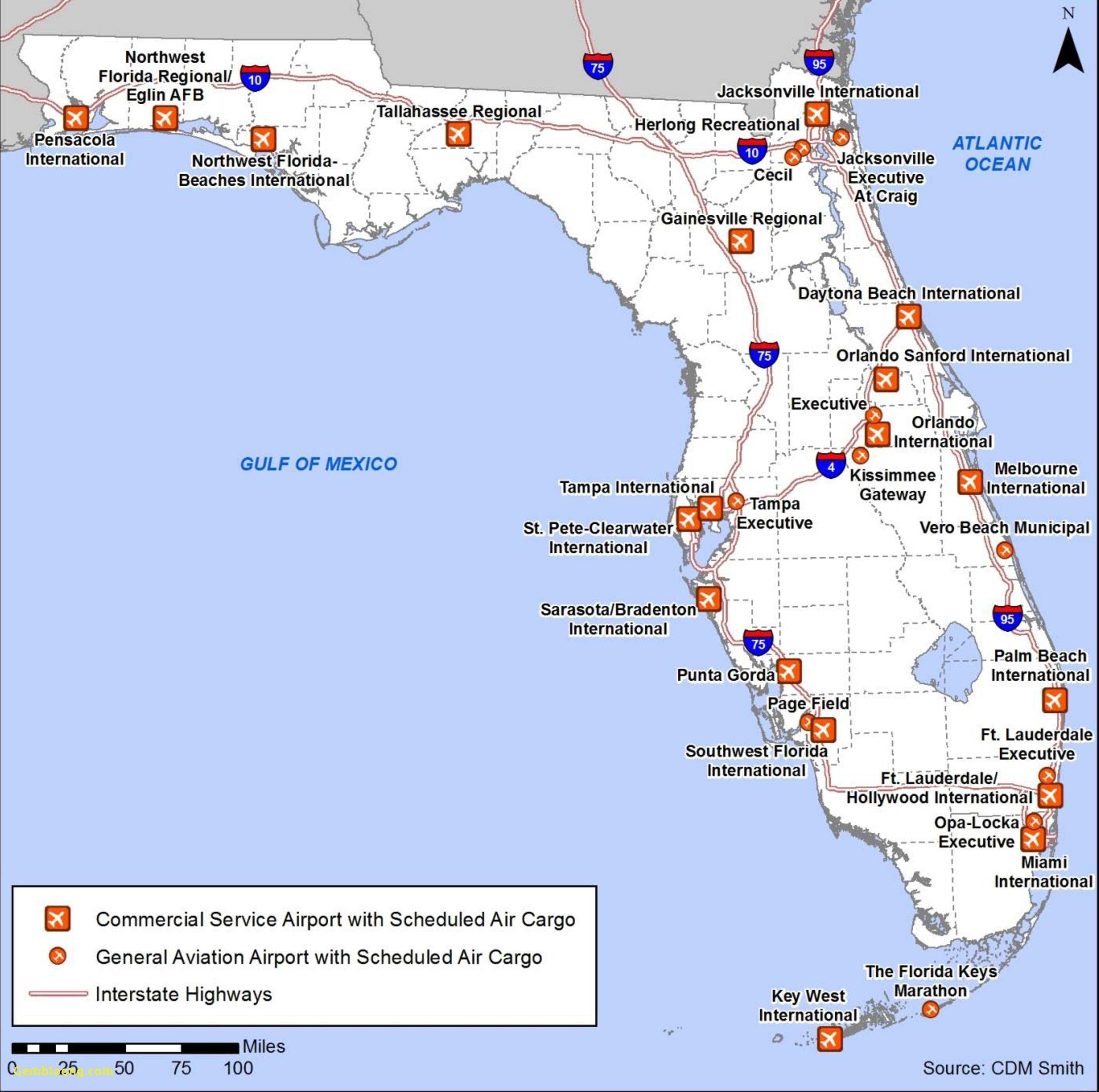 Category: Maps 127 | Zhangyedahuang - Florida Panhandle Map With Cities