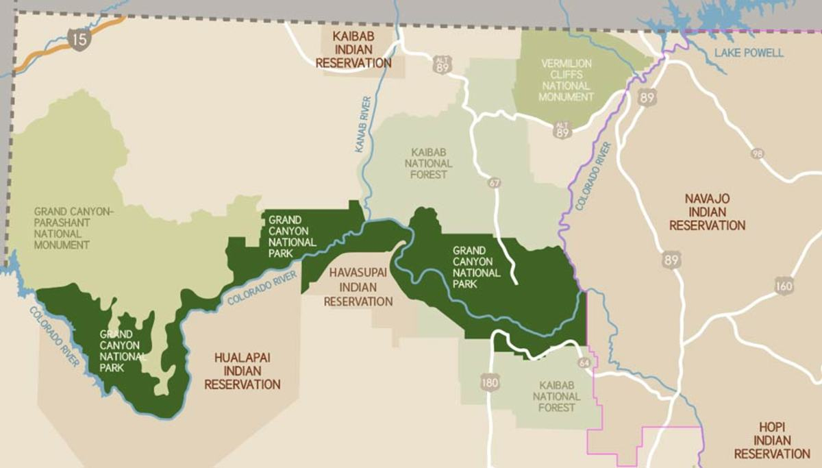 Grand Canyon&amp;#039;s Native American Tribes And Indian Nations - My Grand - Texas Indian Tribes Map