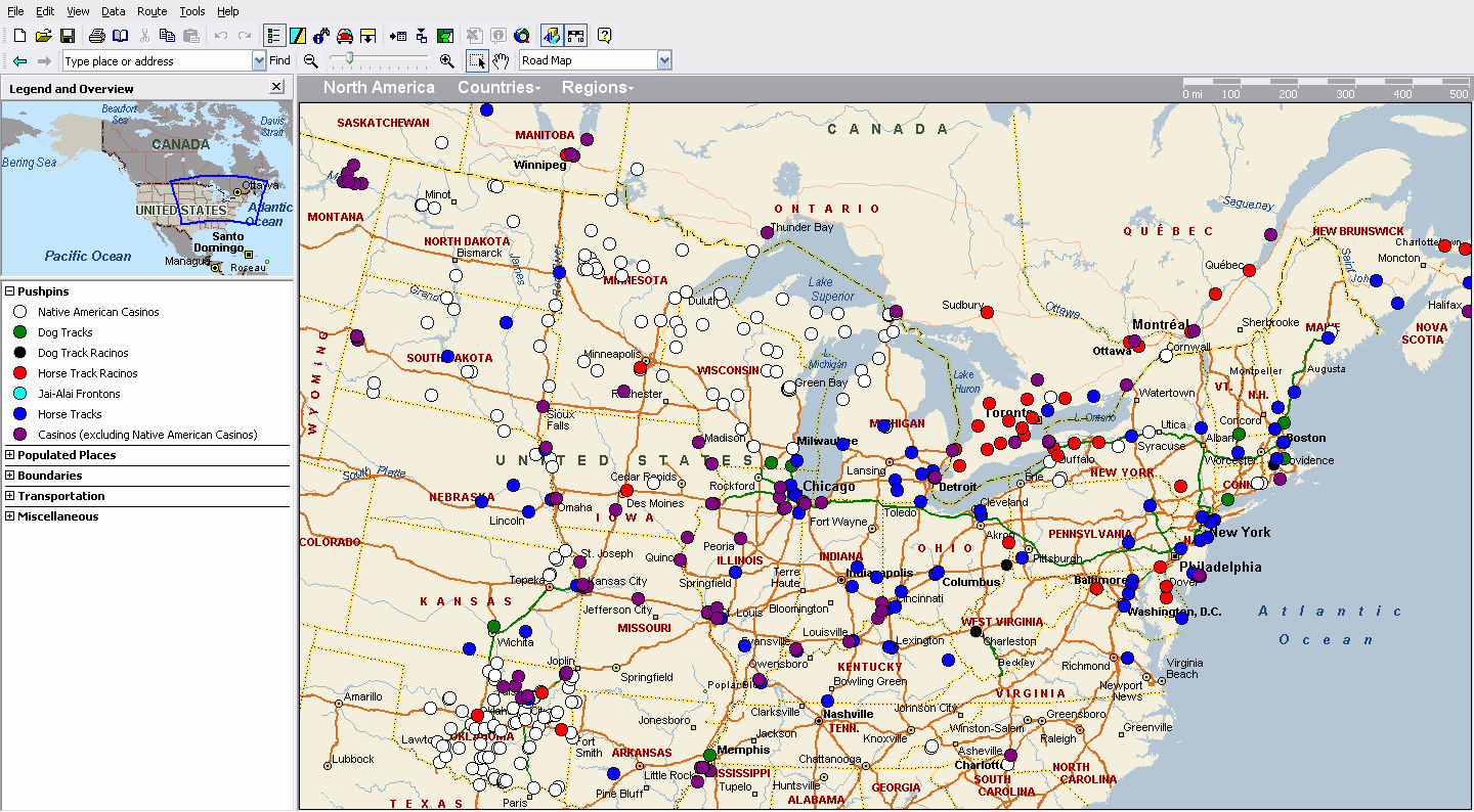 Map Of Casinos In Southern California - Klipy - Map Of Casinos In Southern California