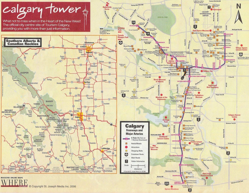 Large Calgary Maps For Free Download And Print | High-Resolution And - Printable Map Of Downtown Calgary