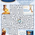 Beauty and the Beast Maze Activities