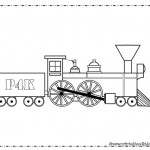 Train Coloring Page for boys