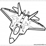 Fighter Jet Coloring Page