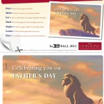 Lion King Father's Day Memory Book