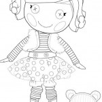 Lalaloopsy Mittens Fluff n Stuff coloring page