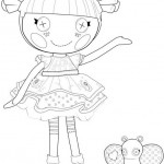 Lalaloopsy Blossom Flower Pot coloring page