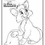 Fox Hound Coloring Page Tod