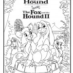 Fox Hound anniversary coloring page