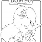 Classic Dumbo coloring page