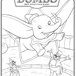 Printable Disney Dumbo coloring page