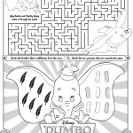 Disney Dumbo Maze printable