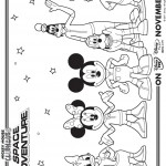 Mickey Mouse Clubhouse Space Adventure Coloring Page