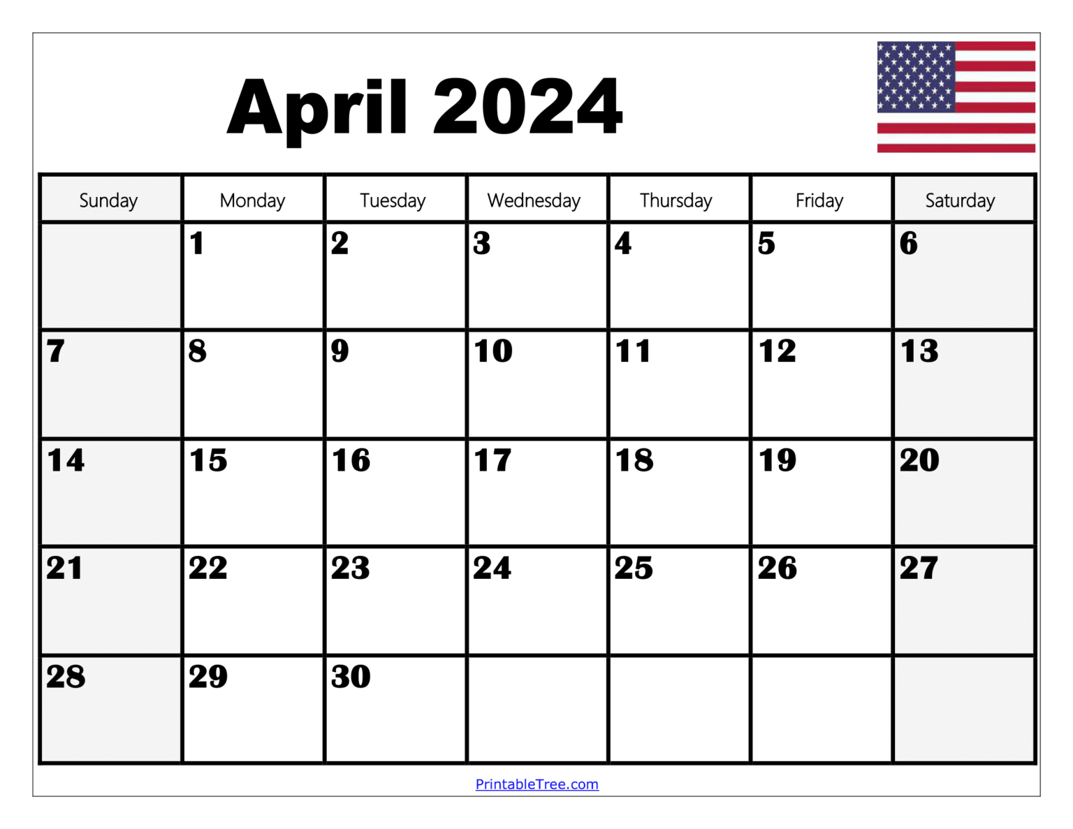 April 2024 Calendar Printable Free Download Pdf - Broward Schools ...