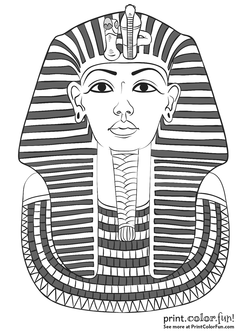 Mummy Outline Printable image.