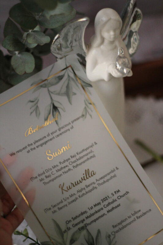 VELLUM CARDS (FOILED)