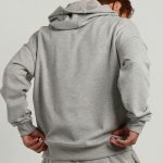 Prinlet Grey Oversized Hoodie