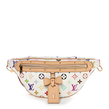 LOUIS VUITTON LV X TM Monogram Multicolor High Rise Bumbag White