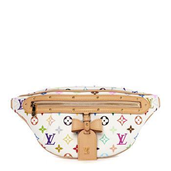 LOUIS VUITTON LV X TM Monogram Multicolor High Rise Bumbag White