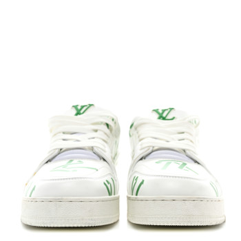 LOUIS VUITTON Mens LV Trainer Sneakers 8 Green