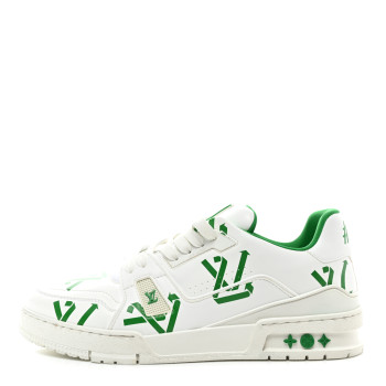 LOUIS VUITTON Mens LV Trainer Sneakers 8 Green