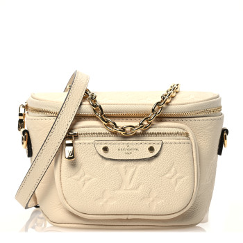 LOUIS VUITTON Empreinte Mini Bumbag Cream