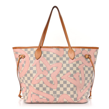 LOUIS VUITTON Damier Azur Tahitienne Neverfull MM