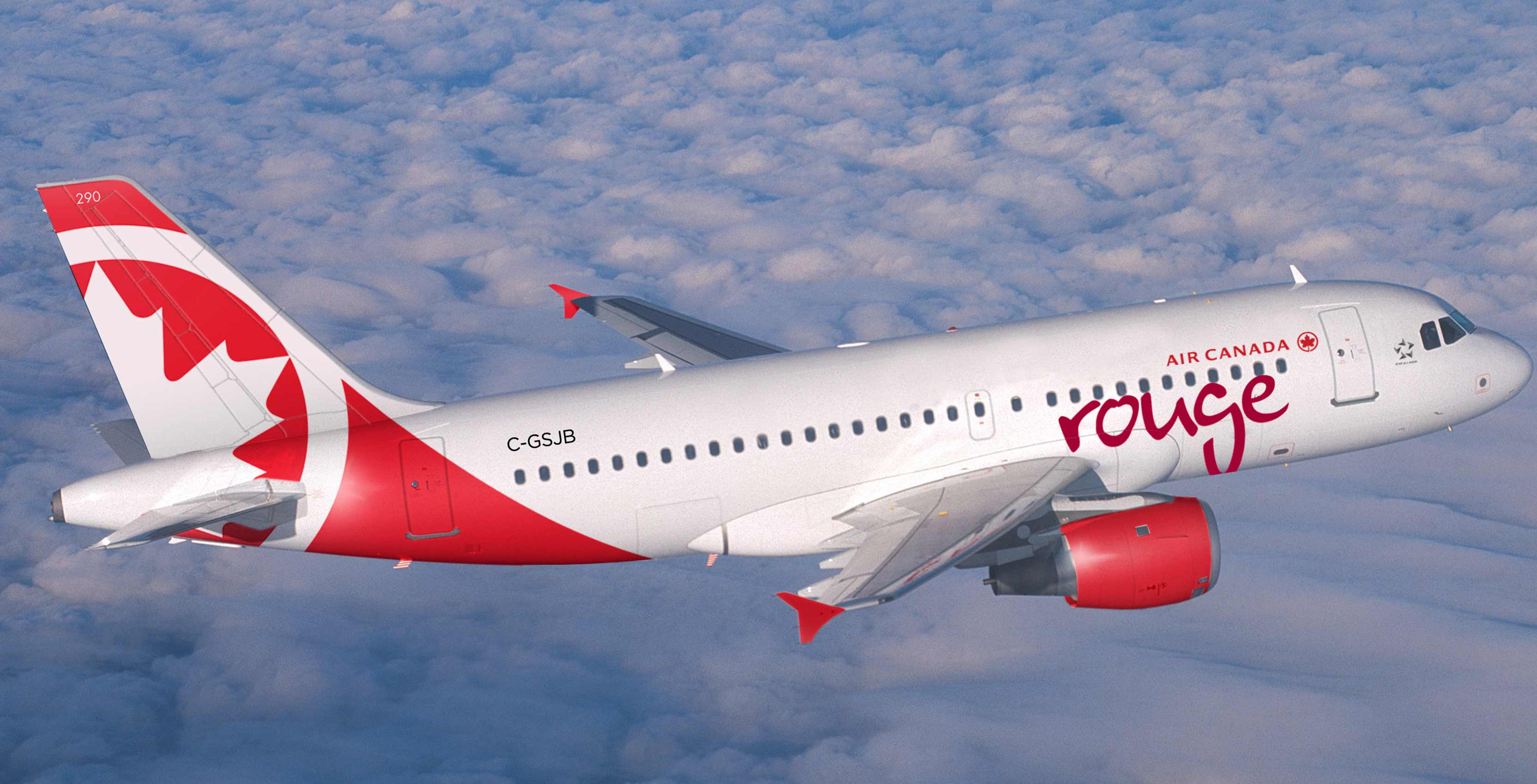 Air Canada Rouge plane