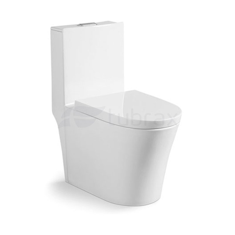 Vaso Sanitário Monobloco Cerâmica Modelo Acies Tubrax – Branco