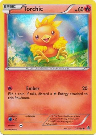 Torchic - 25/160 (Sheen Holo) - Miscellaneous Cards & Products - Pokemon