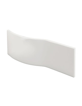 Cleargreen Ecoround Front Bath Panel 1700mm White