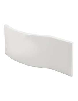 Cleargreen Ecoround Front Bath Panel 1500mm White