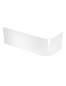 Cleargreen Viride 1700 x 750mm Offset Bath Panel White