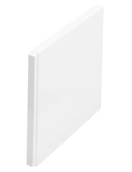 Britton Cleargreen White End Bath Panel 700mm