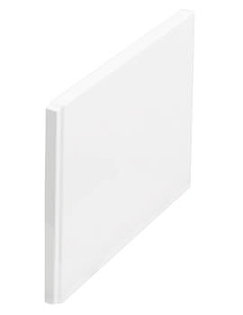 Britton Cleargreen White 800mm End Bath Panel