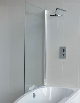 Britton Cleargreen EcoCurve Bathscreen 850 x 1450mm