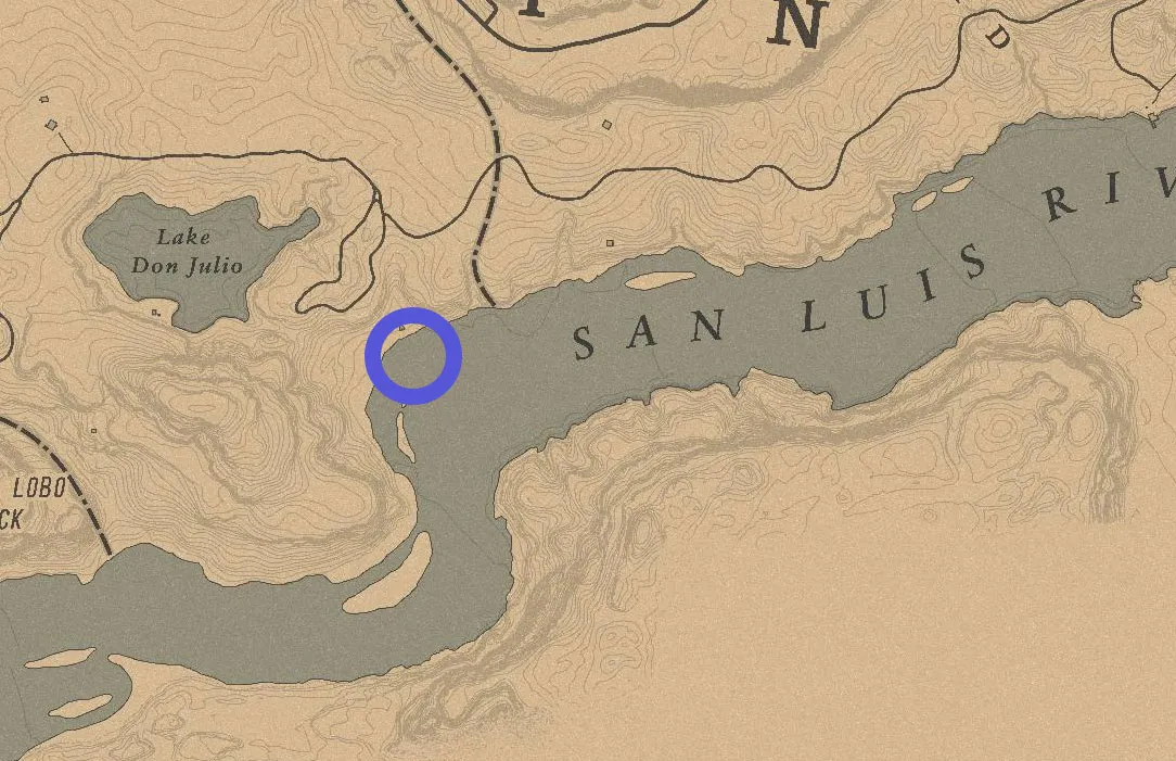 Red Dead Redemption 2 Legendary Fish Location