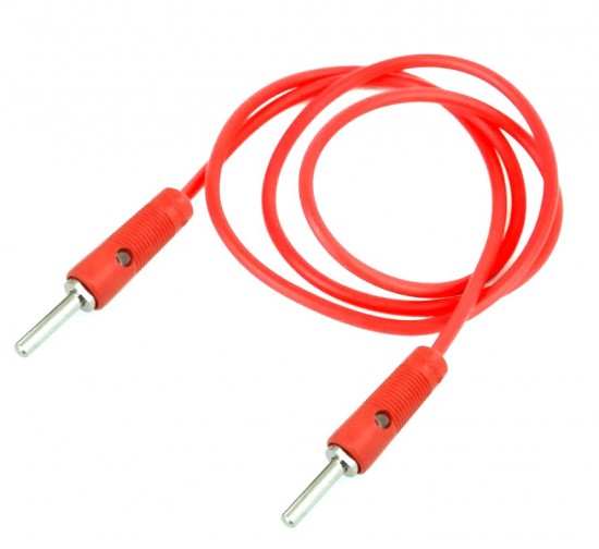 4mm Banana Plug to Banana Plug Cable - 10A 50cm Red (Min Order Quantity 1 pc for this Product)