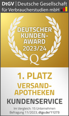 DtGV-Kundenzufriedenheit 1. Platz