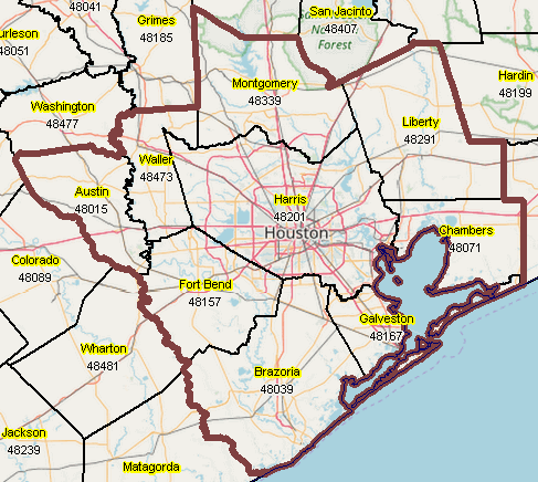 Houston County Texas Map - Jenn Robena