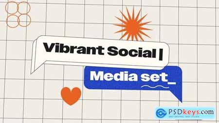 Vibrant Social Media Set 56330824