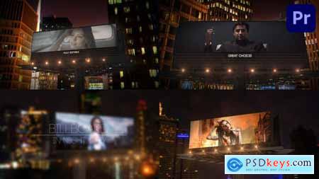 Billboard In Night City for Premiere Pro 56323400