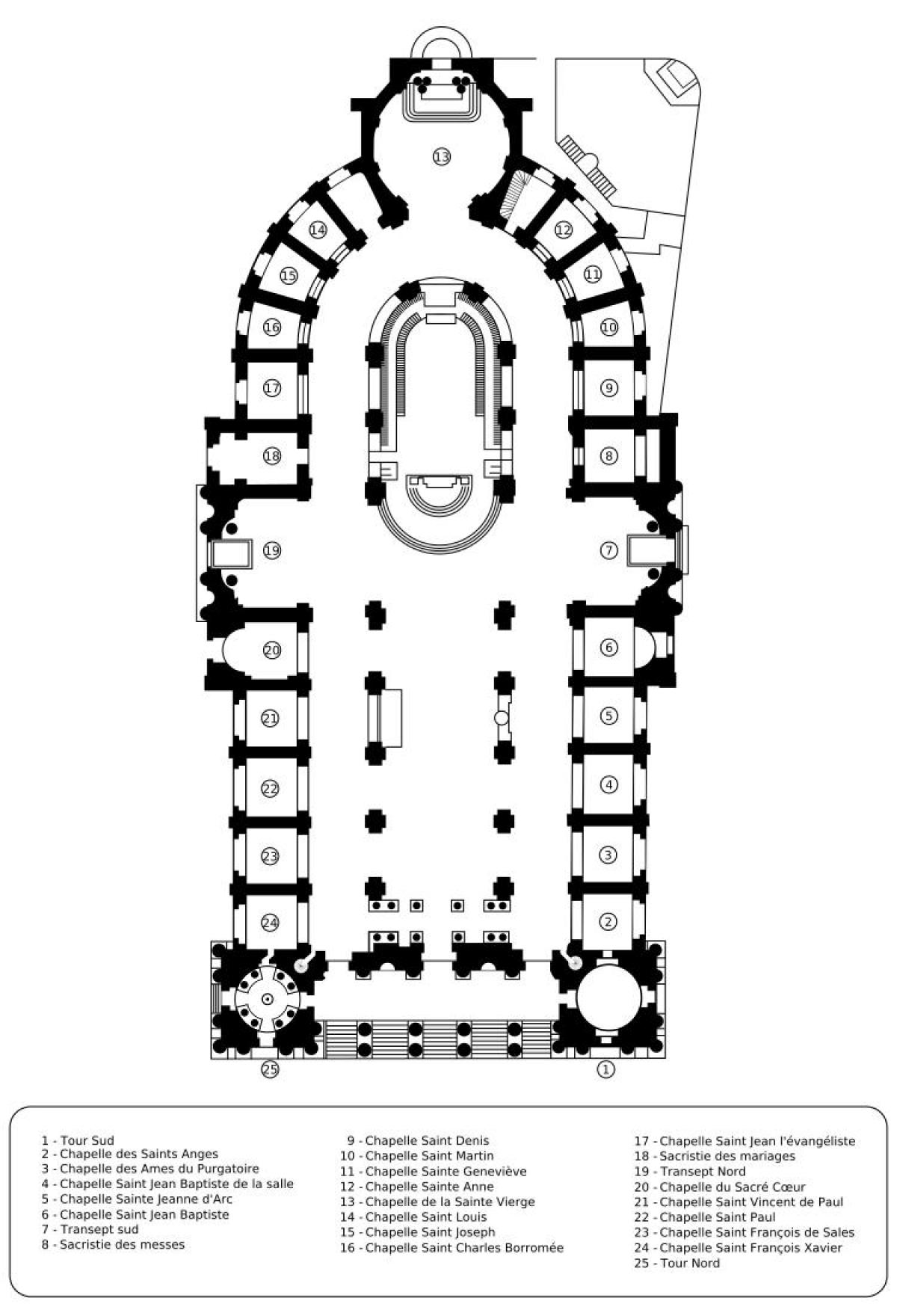 Mapa de Saint-Sulpice.