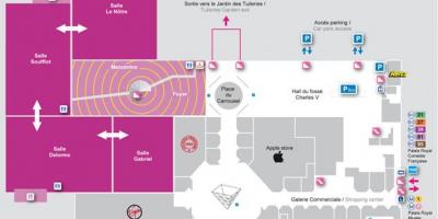 Mapa do Carrousel du Louvre