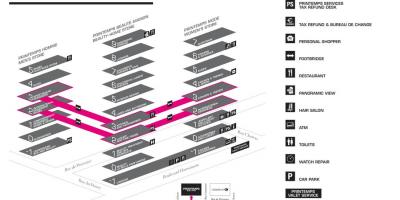 Mapa da Printemps Haussmann