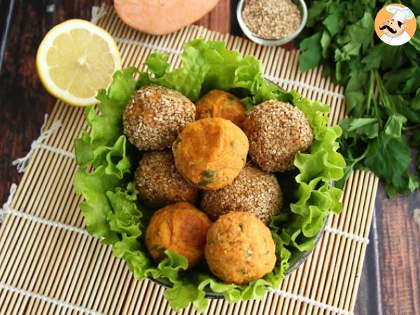 Receita Bolinhos de batata doce (falafels sem gluten e vegano)