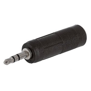 3.5mm Plug to 1/4” Jack Stereo Adapter