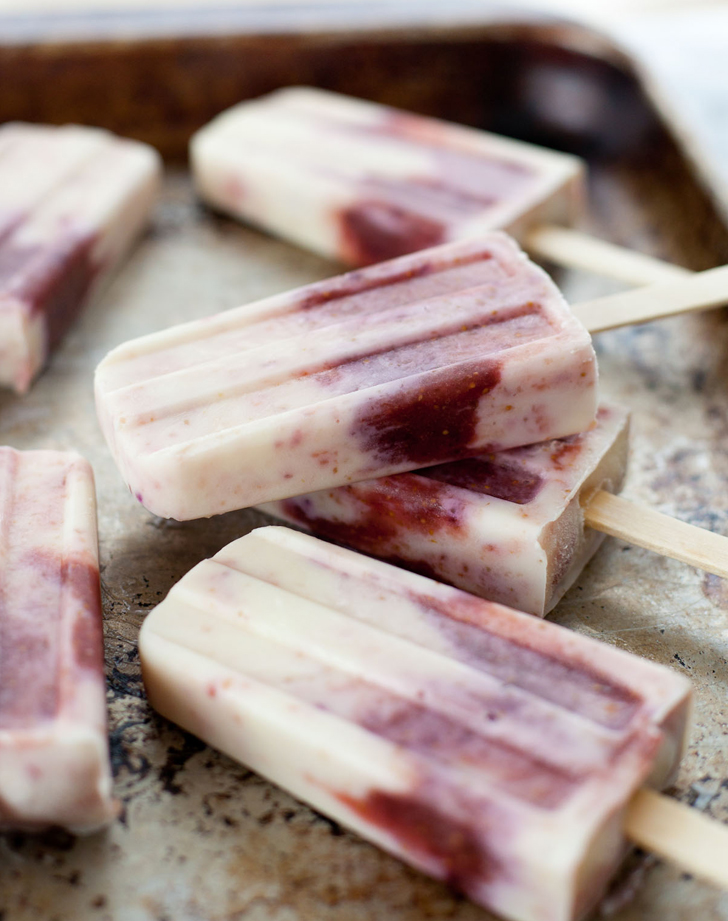 fig recipes honey roasted fig and goat cheese ice pops recipe