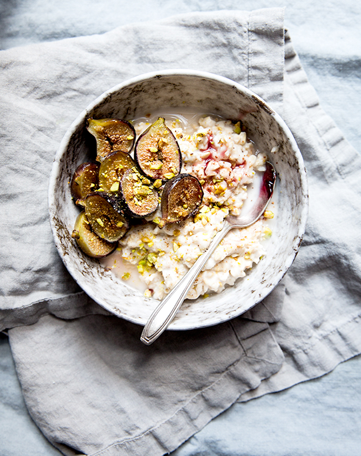 fig recipes horchata oats with pistachios roasted figs recipe