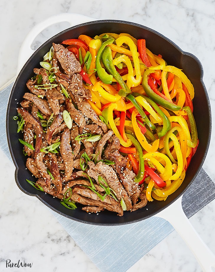 ketogenic dinner recipes: 15 minute skillet pepper steak